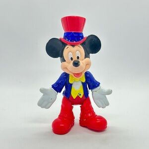 1990's Disney Epcot Center Poseable Mickey Mouse 4” Figurine